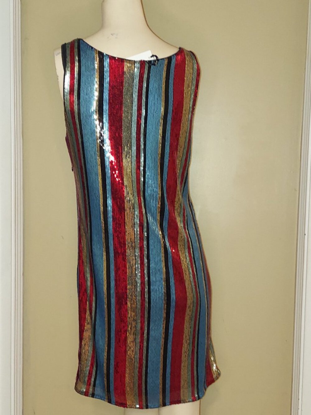 Heartloom Sequin Striped Party - Cocktail - Evening Dress - Never Worn NWT - Picture 2 of 4